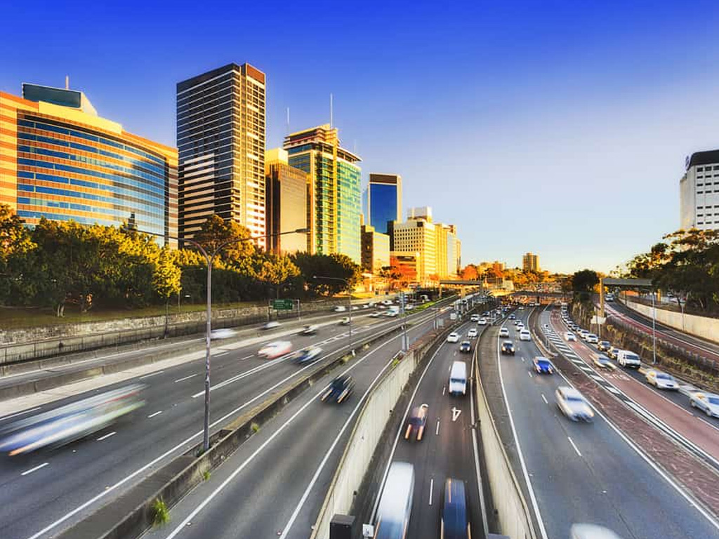 The Construction of an Urban Sydney Road One Slab at a Time